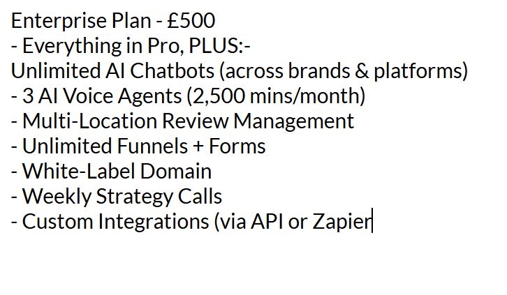 Enterprise Plan